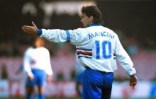 Antrenorul italian de fotbal Roberto Mancini