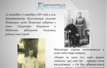 Sergey Yesenin – prezentări pe tema Biografie și creativitate, descărcare gratuită