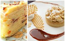 Natillas clásicas: recetas para hacer las natillas más deliciosas para Napoleón, pasteles de miel y canutillos con fotos paso a paso y consejos en vídeo